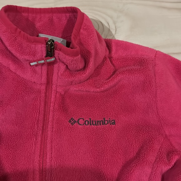 Girls Columbia zip up jacket - Picture 2 of 3